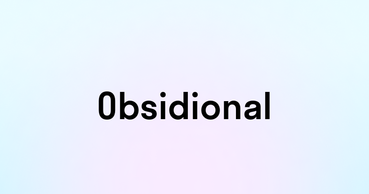 Obsidional