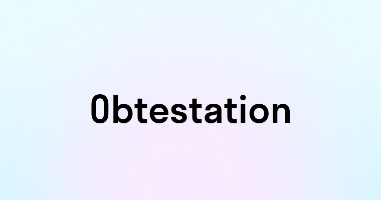 Obtestation