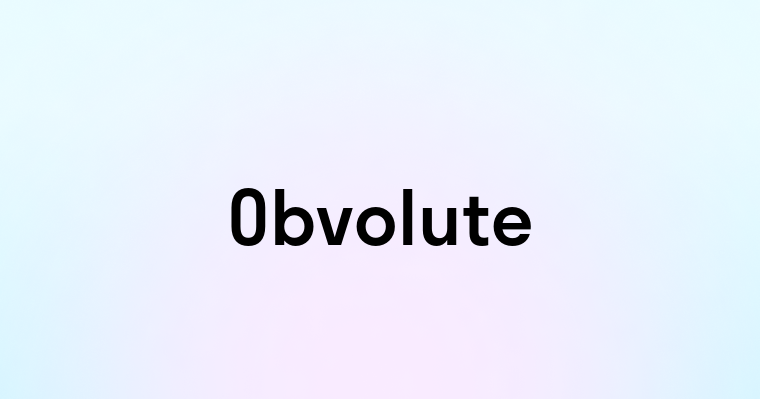 Obvolute