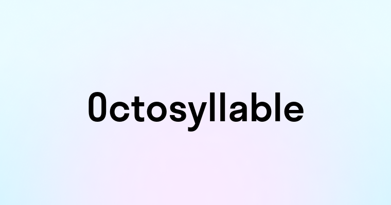 Octosyllable