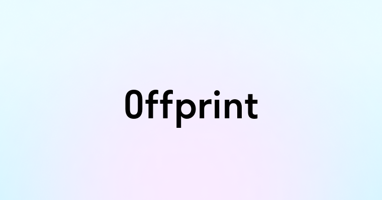 Offprint