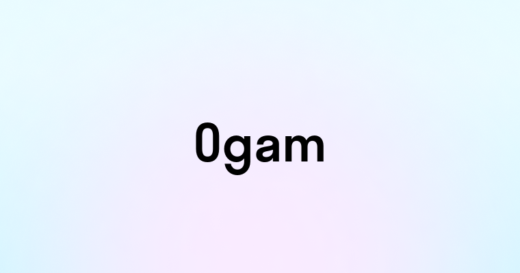 Ogam