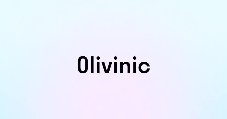 Olivinic