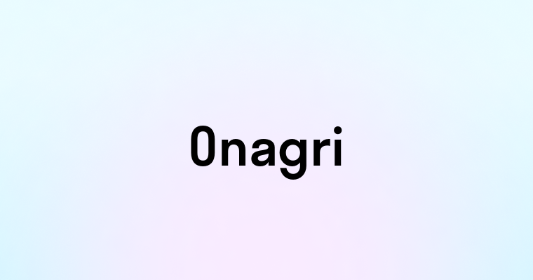 Onagri