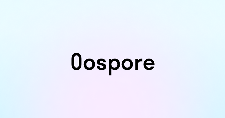 Oospore