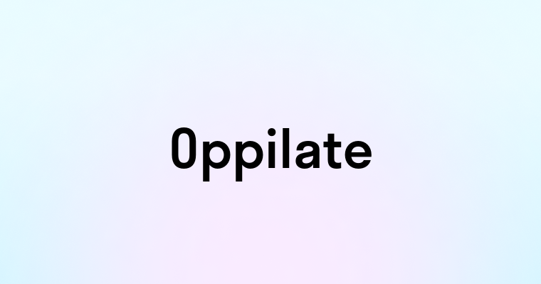 Oppilate