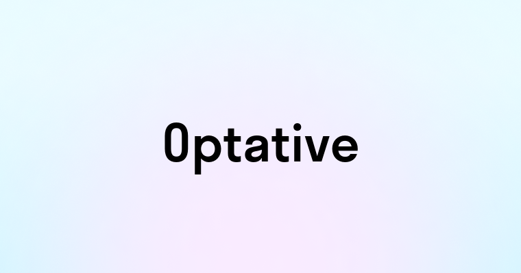 Optative