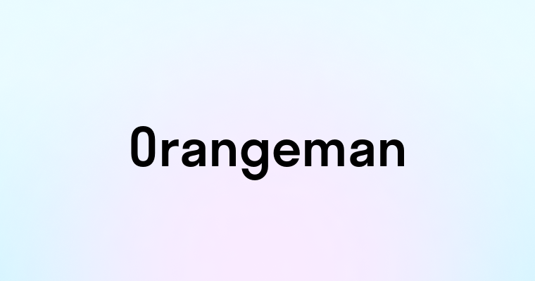 Orangeman