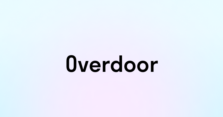 Overdoor