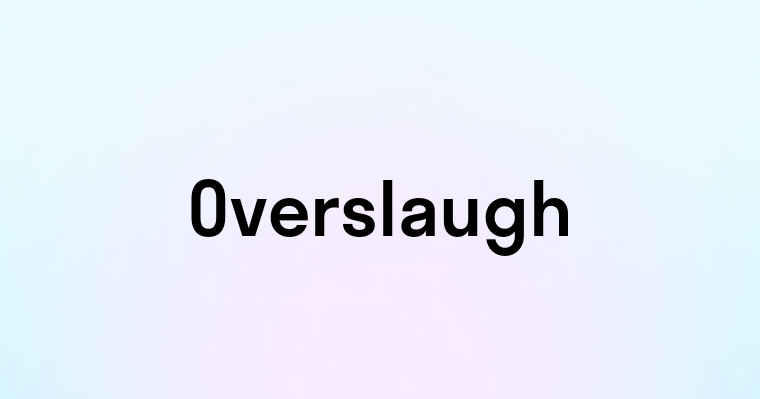 Overslaugh