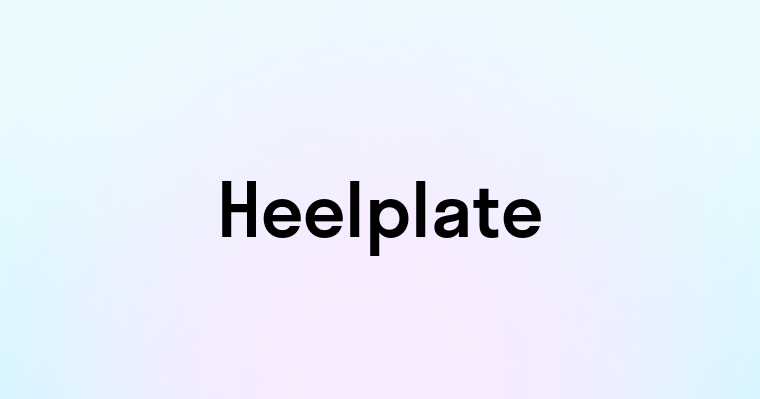 Heelplate