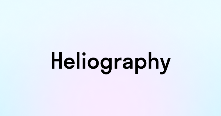 Heliography