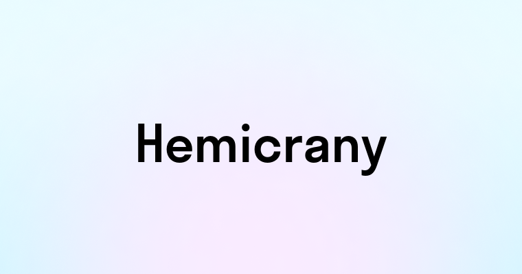 Hemicrany