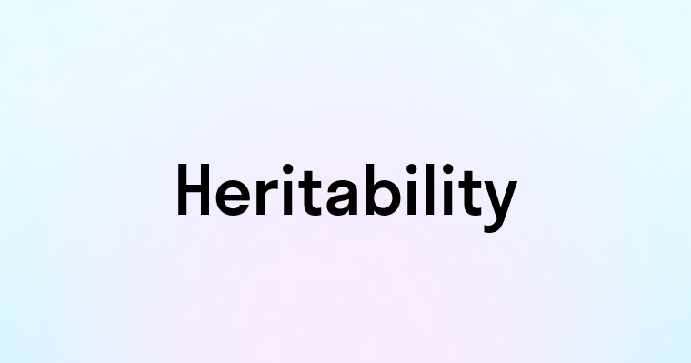 Heritability