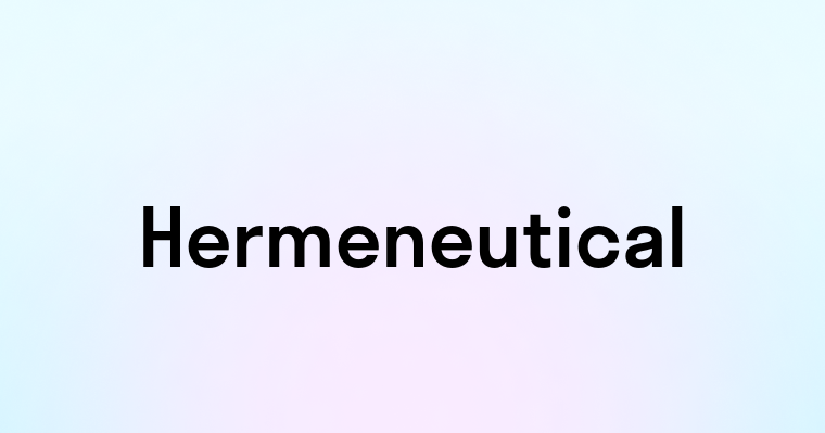 Hermeneutical