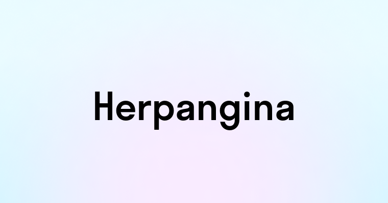 Herpangina