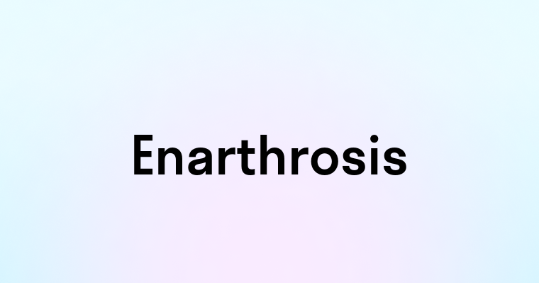 Enarthrosis