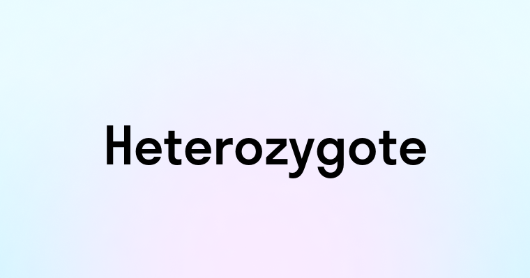 Heterozygote