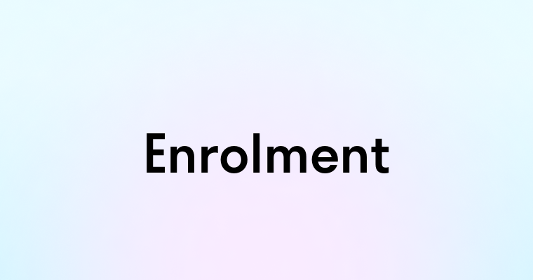 Enrolment