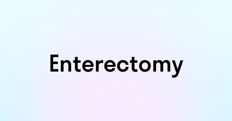 Enterectomy