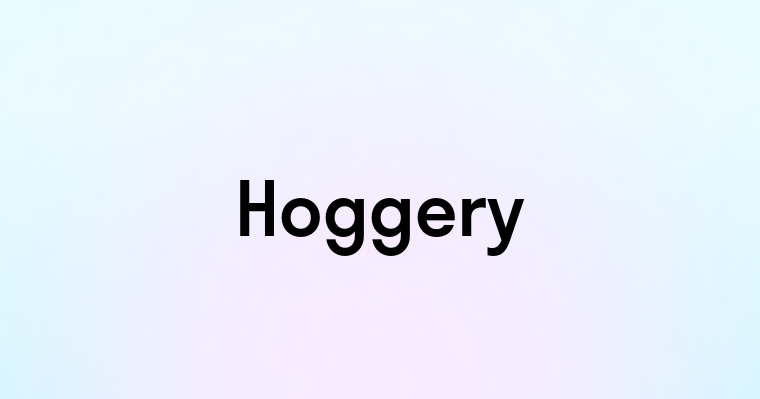 Hoggery