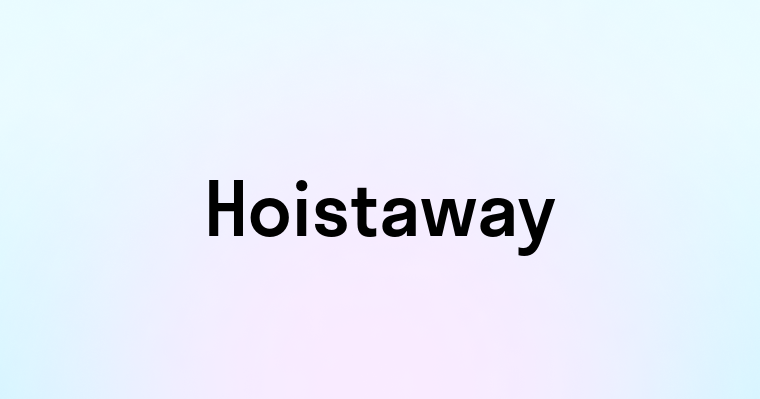 Hoistaway