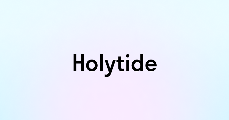 Holytide