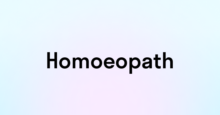 Homoeopath