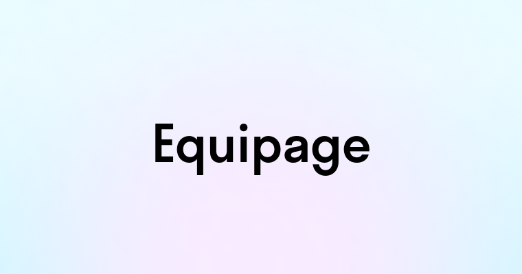 Equipage