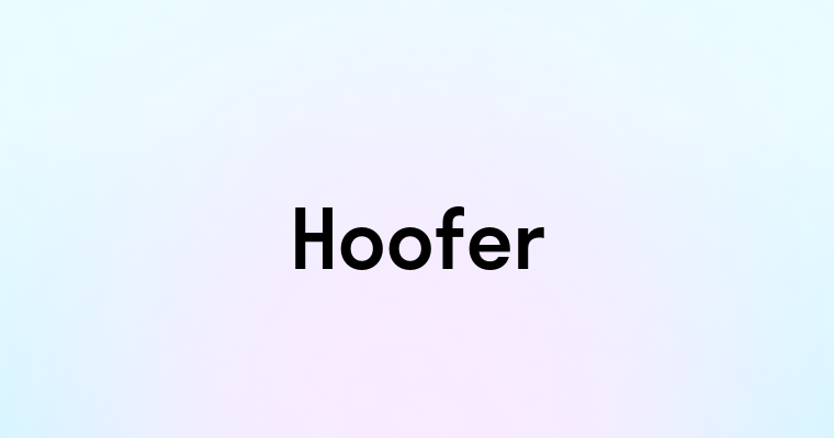 Hoofer