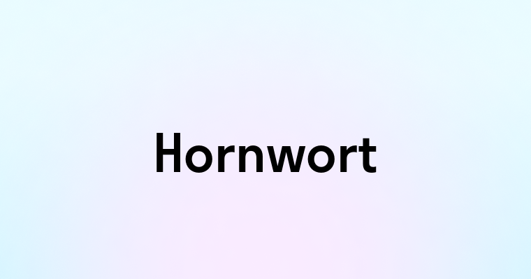 Hornwort