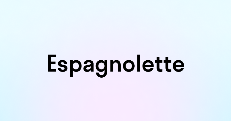 Espagnolette