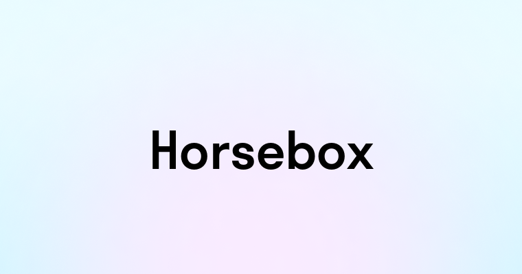 Horsebox