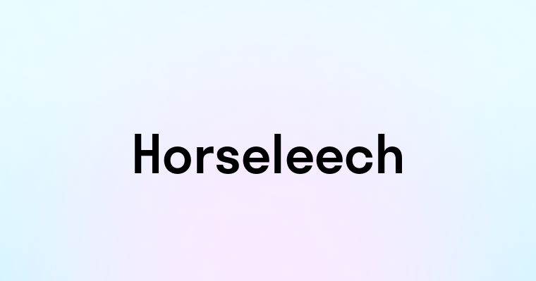 Horseleech