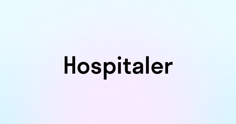 Hospitaler