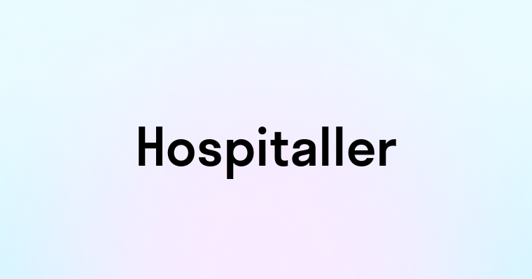 Hospitaller