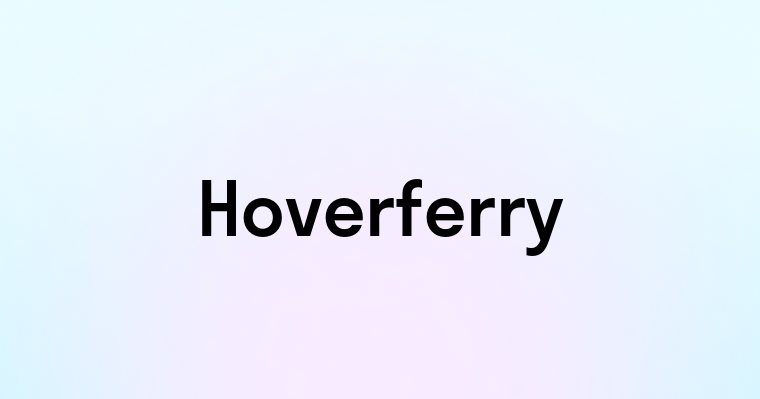 Hoverferry