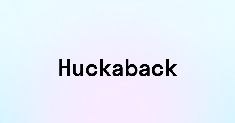 Huckaback