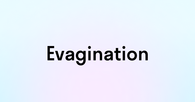 Evagination