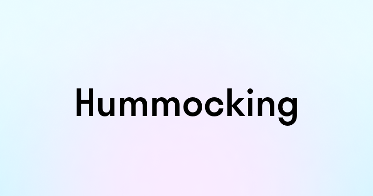 Hummocking