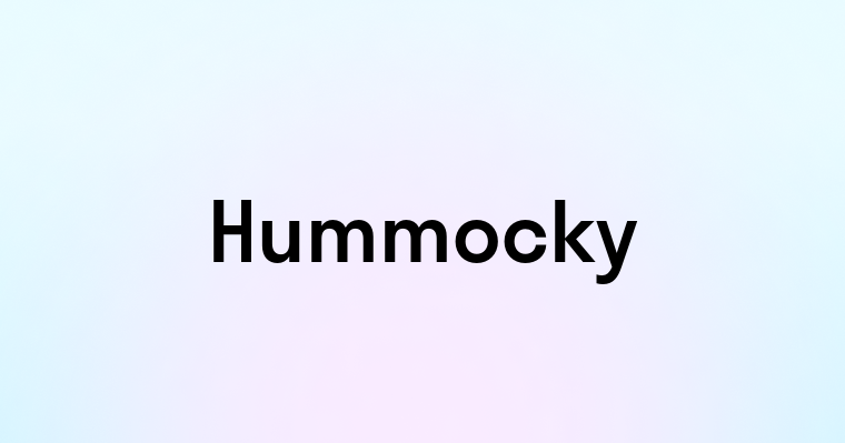 Hummocky