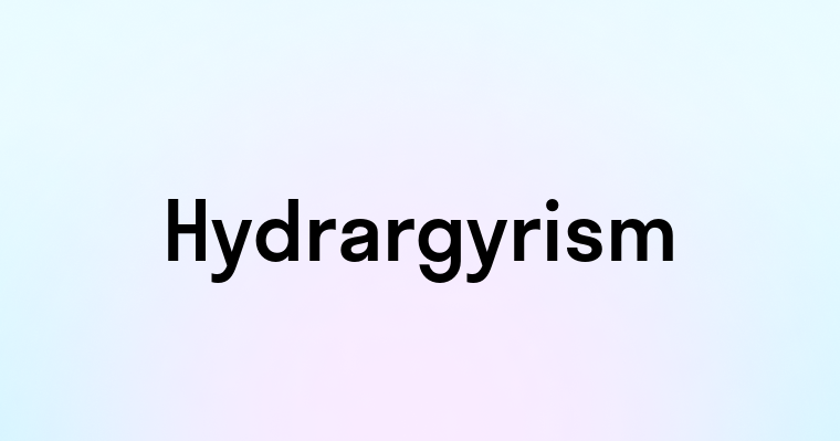 Hydrargyrism