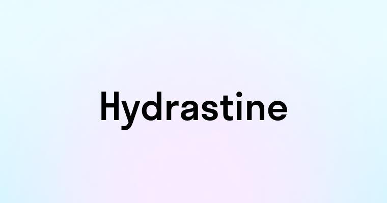 Hydrastine