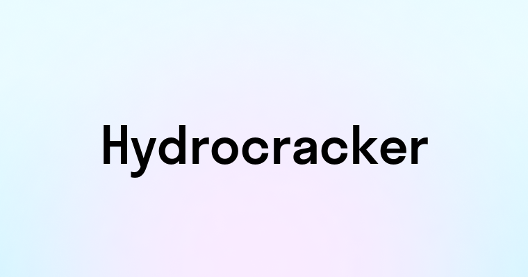 Hydrocracker