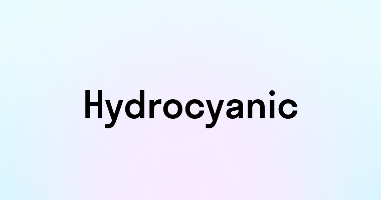 Hydrocyanic