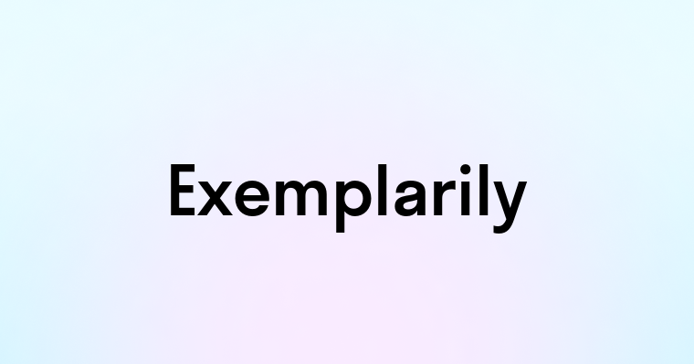 Exemplarily