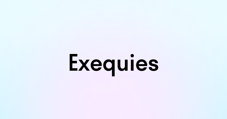 Exequies