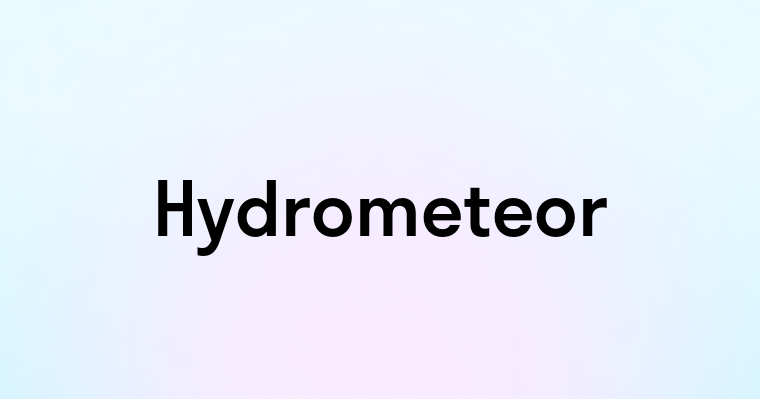 Hydrometeor