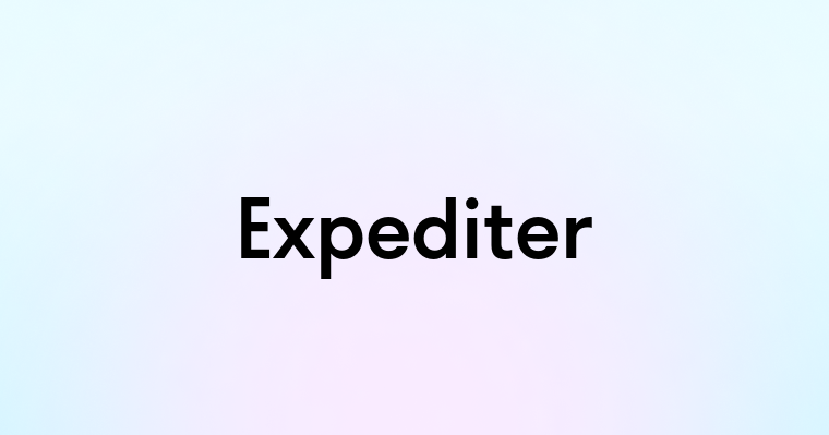 Expediter