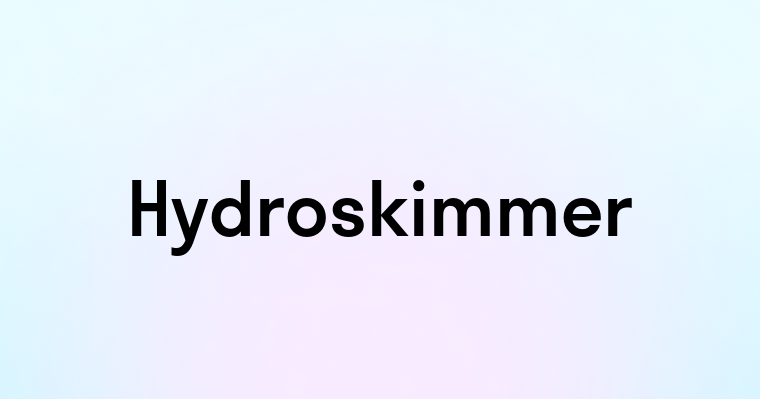 Hydroskimmer